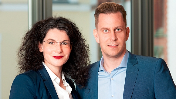 Douglas CEO Tina Müller and Kai Renchen